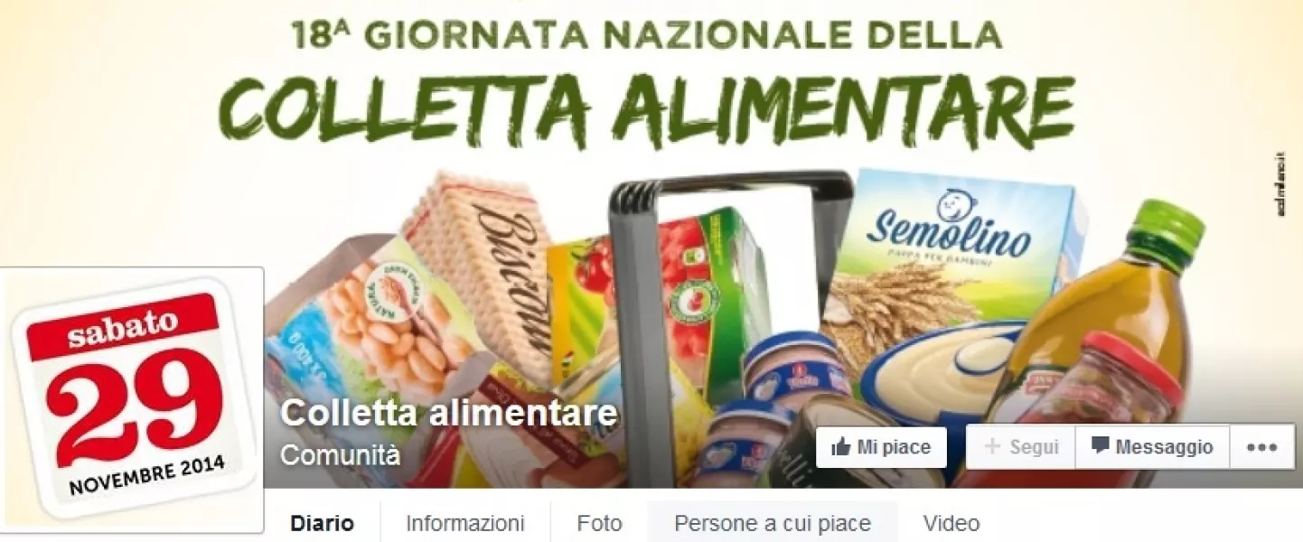 Sabato prossimo Colletta alimentare