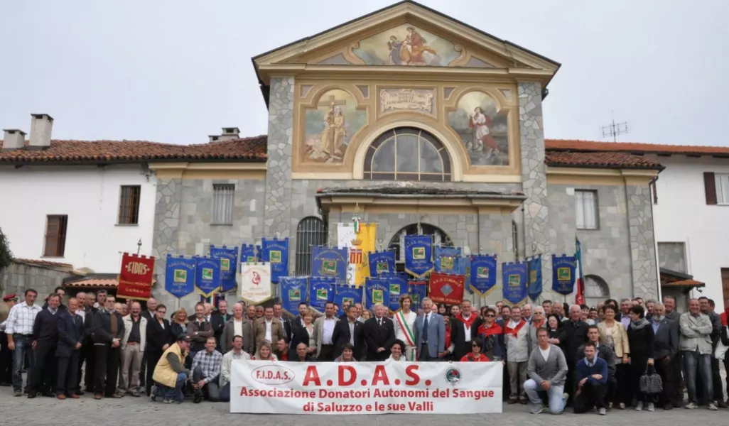 In gruppo davanti alla chiesa del convento