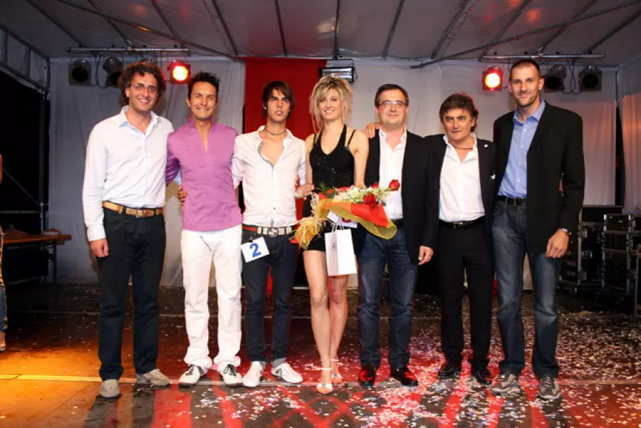 La premiazione di Miss e Mister Busca 2010