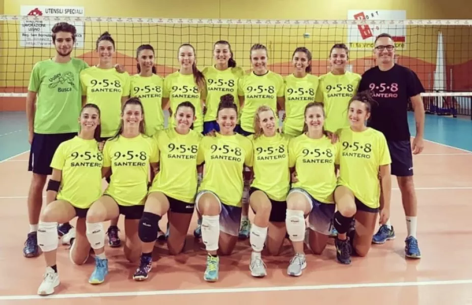 La squadra Volley Busva che gioca in serie D