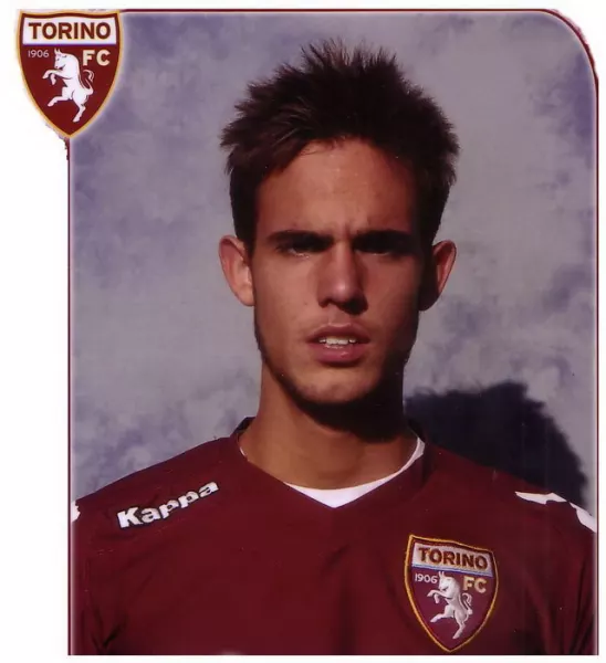 Luca Isoardi con la maglia del Torino