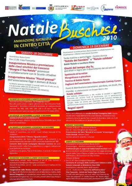 BUSCA EVENTI. Locandina Natale 2010 jpg