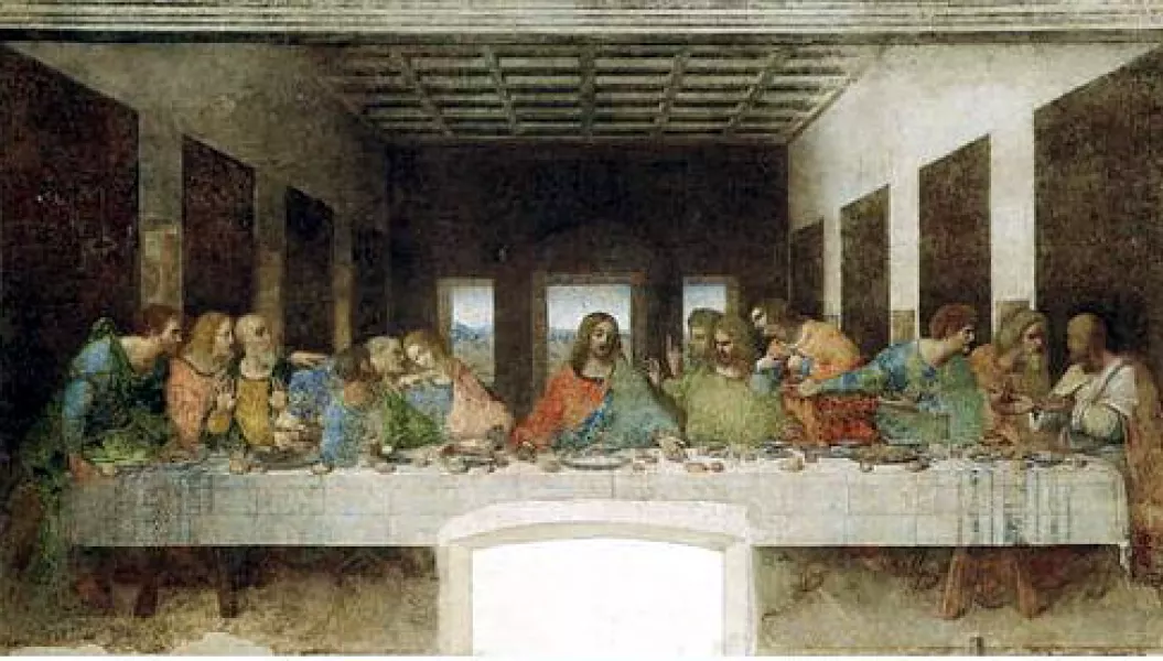 IntelligenteMente porta a visitare l'Ultima Cena di Leonardo da Vinci:  1494-1498; olio su intonaco 460 × 880 cm; refettorio dell'ex-convento di Santa Maria delle Grazie, Milano