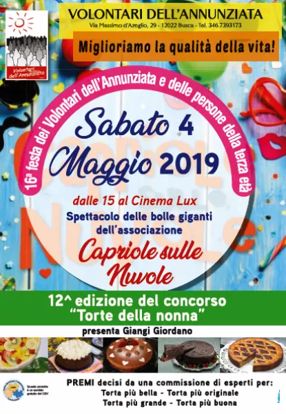 La locandina della festa