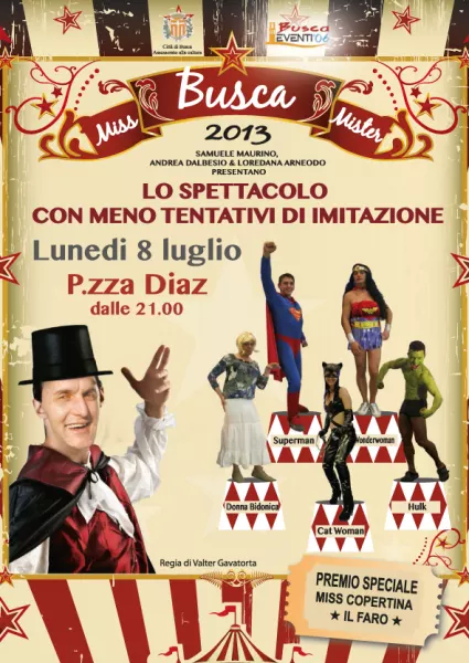 BUSCA EVENTI. Miss e Mister Busca 2013