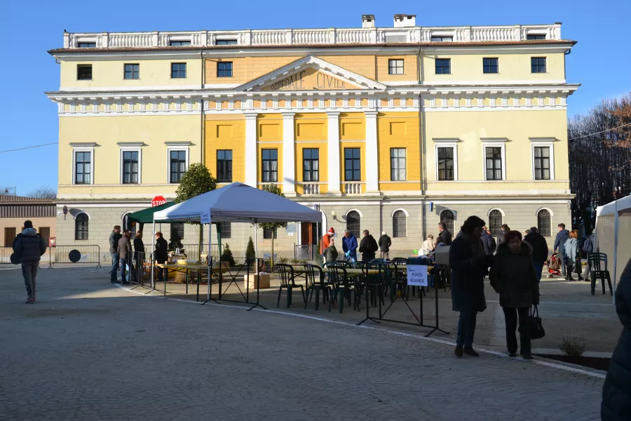 La sede dell'ente Ospedale di Busca in pazza Regina Margherita 10