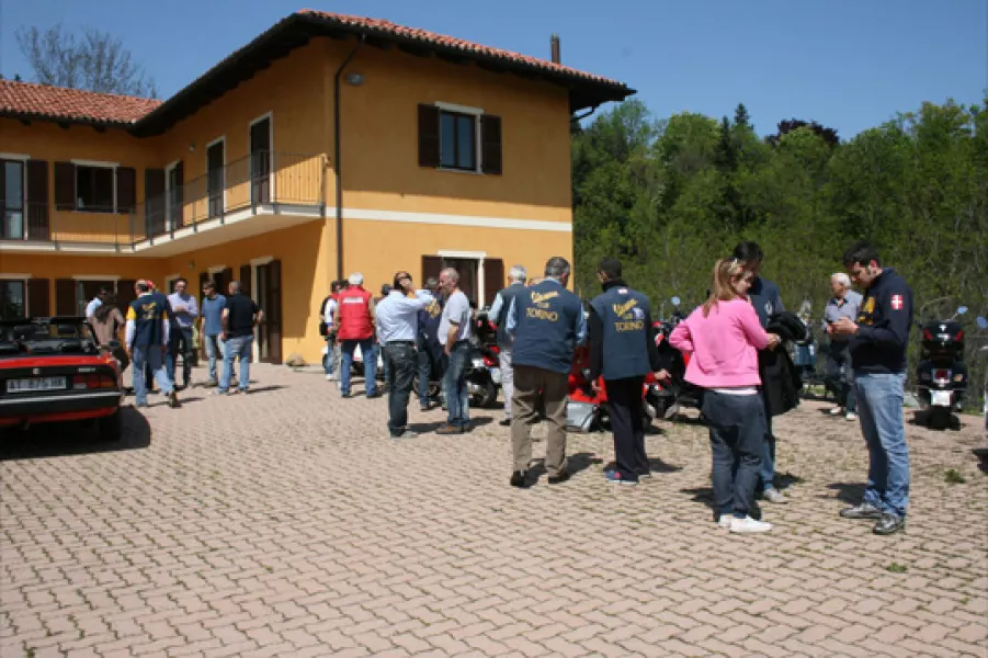 Il raduno in Villa Ferrero