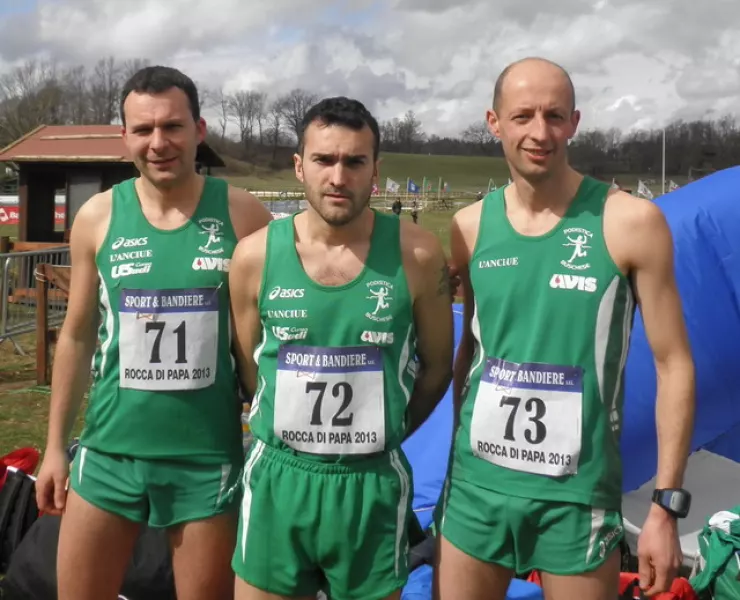 I tre biancoverdi della Podistica ai campionati italiani di cross