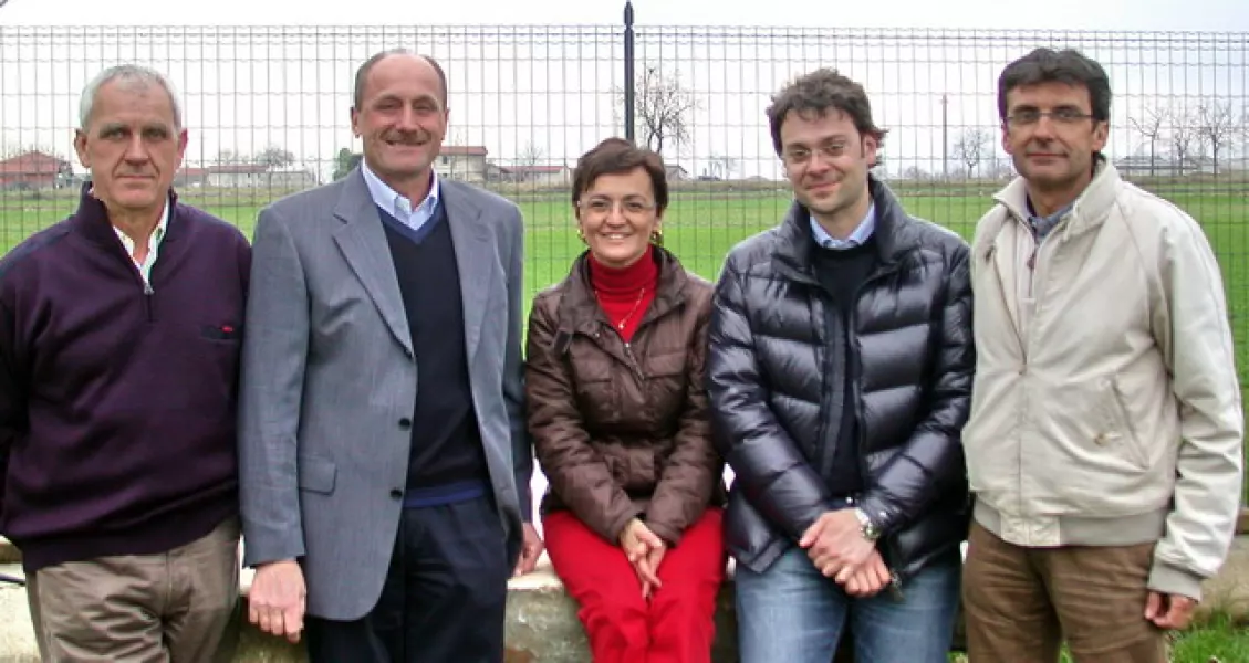 Da sinistra: Giovanni Lombardo, Angelo Casale Alloa, Antonella Simondi, Federico Romano, Piergiorgio Aimar