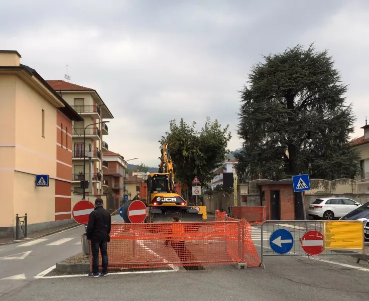 Senso unico in un tratto di corso Giolitti