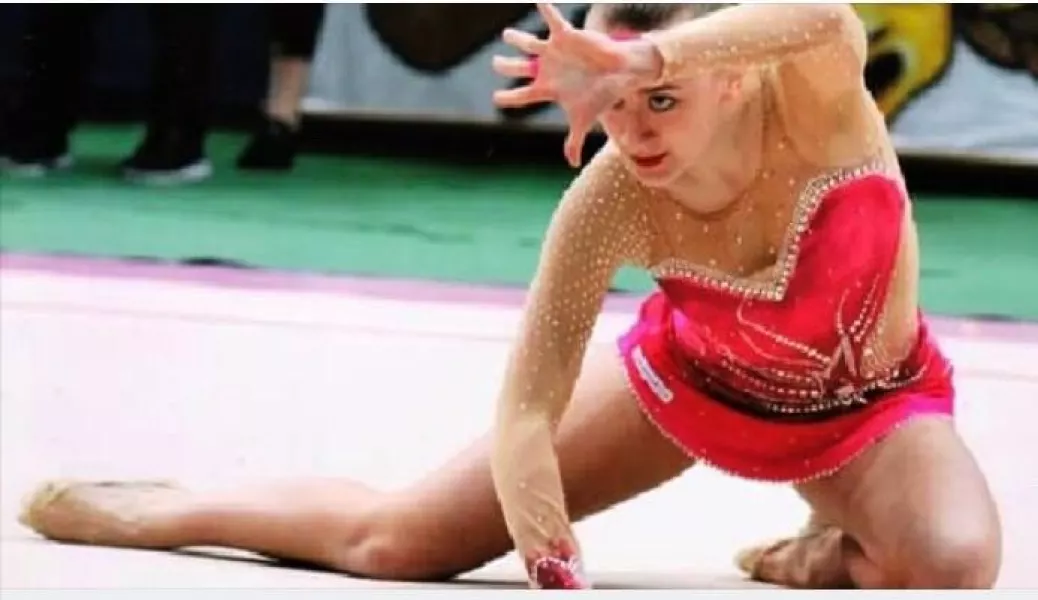 Francesca Bertaina, 14 anni, prima al campionato nazionale di ginnastica ritmica individuale