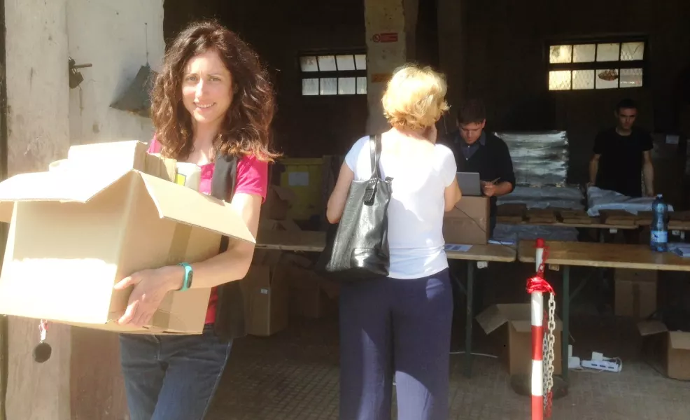 Consegna straordinaria del materale per la raccolta differenziata porta a porta venerdì 7 settembre dalle ore 8 alle ore 12  al magazzino comunale in zona Capannoni, in corso Romita, dietro la sede della Croce Rossa