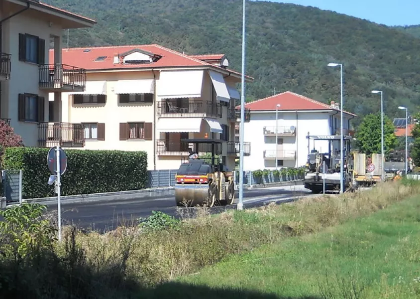 Lavori in via Dalla Chiesa