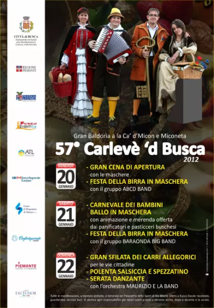 BUSCA EVENTI. Volantino Carnevale 2012