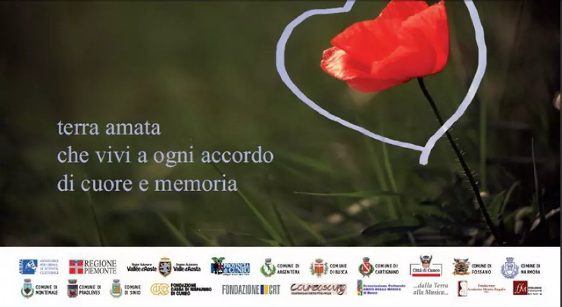 Con 'Terra Amata Festival' la provincia di Cuneo inaugura quest’ anno un festival itinerante di dodici appuntamenti di altissimo livello sparsi per il territorio della Granda 