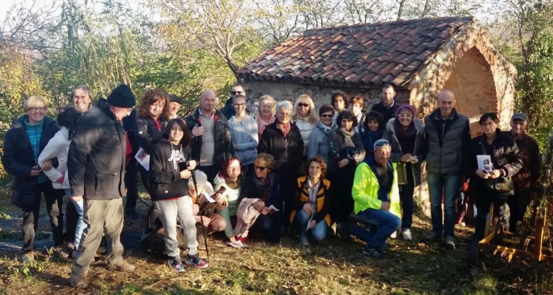 Alcuni dei partecipanti alla passeggiata 