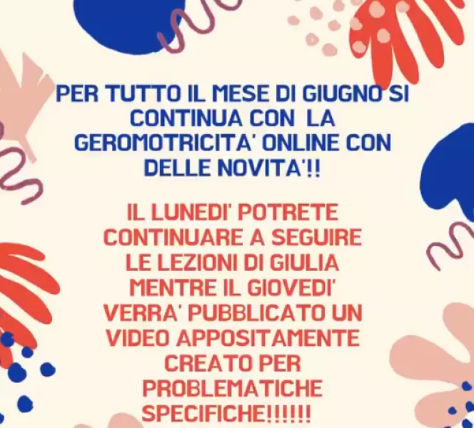 Continuano i corsi di geromotricità online dei Volontari dell’Annunziata