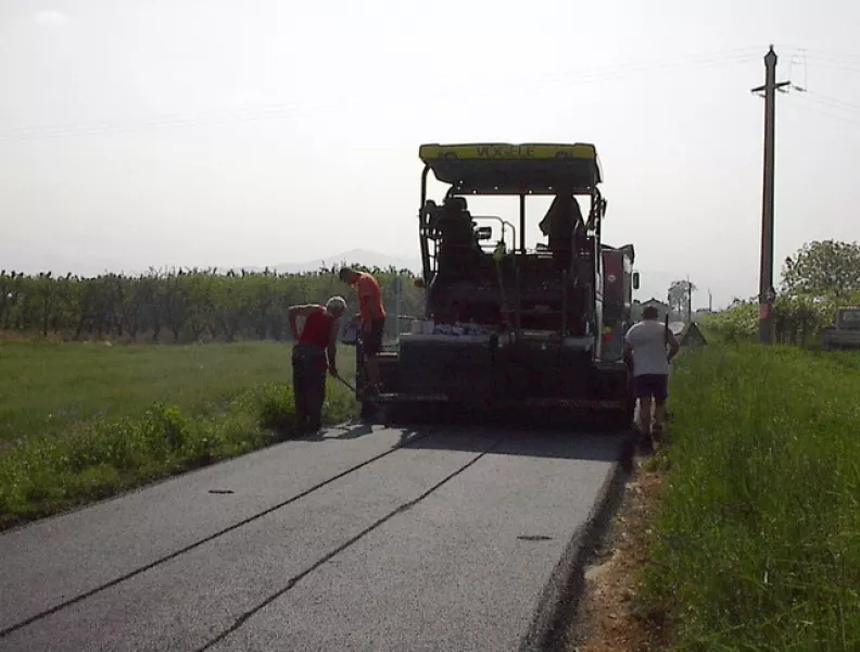 Cantiere in via Ferrera