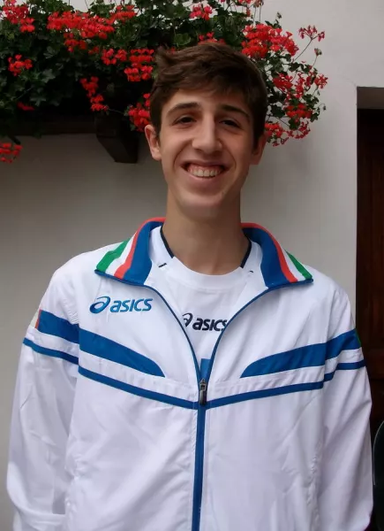 Giovanni Olocco con la maglia della nazionale