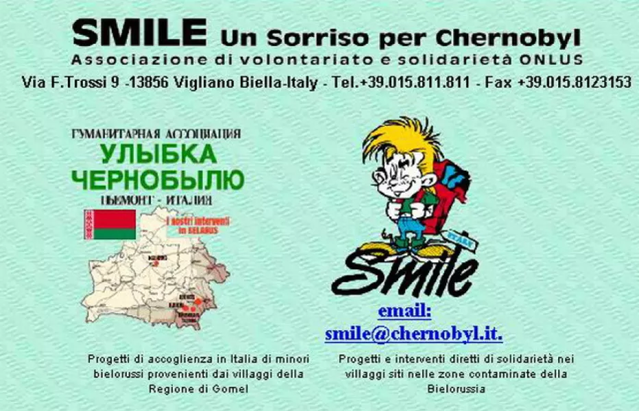 Il gruppo di Busca dell'associazione Smile ha proposto l'iniziativa Adottiamo un villaggio bielorusso