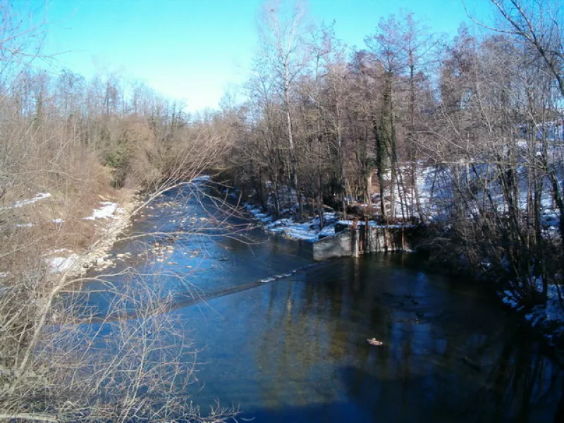 La derivazione del canale Varaglia in frazione Castelletto