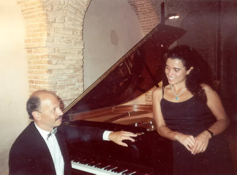 La soprano Cristina Villani e il pianista Fulvio Galanti