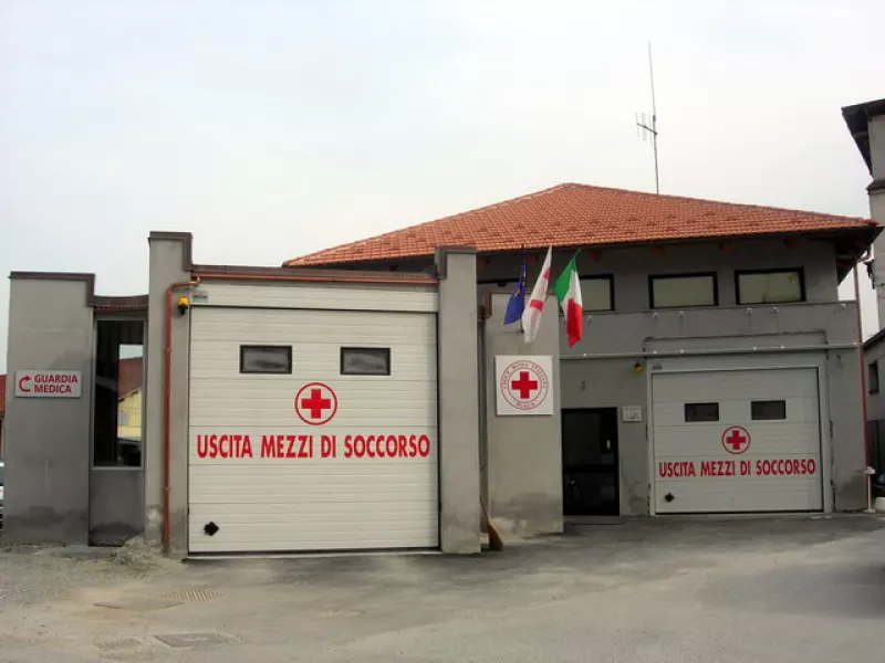 La sede del comitato locale Cri Busca, in corso Romita