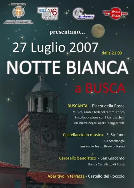 Notte bianca sotto il CiochÃ©