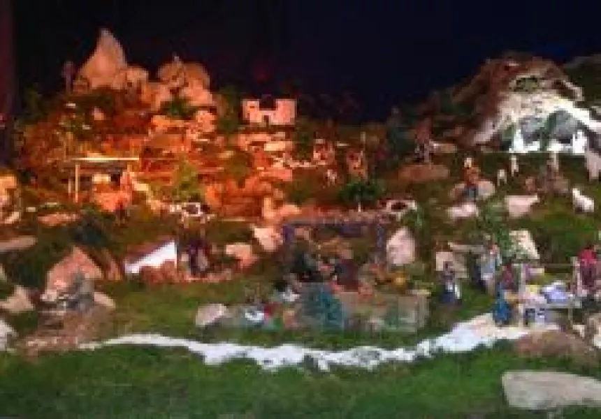 Il presepe meccanico della chiesa parrocchiale Maria Vergine Assunta