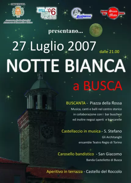 BUSCA EVENTI. Notte Bianca