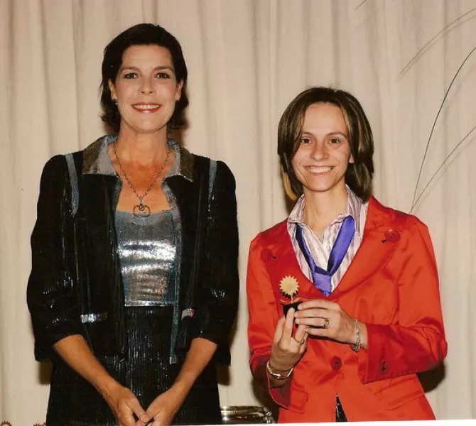 Enrica Giraudo premiata da Carolina di Monaco