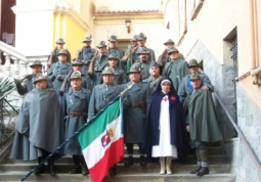 Alla cerimonia di inaugurazione invitato anche il Gruppo storico Alpin del doi