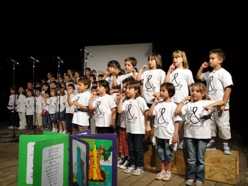 Il coro delle scuole elementari