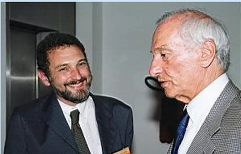 Silvano Fuso con Piero Angela