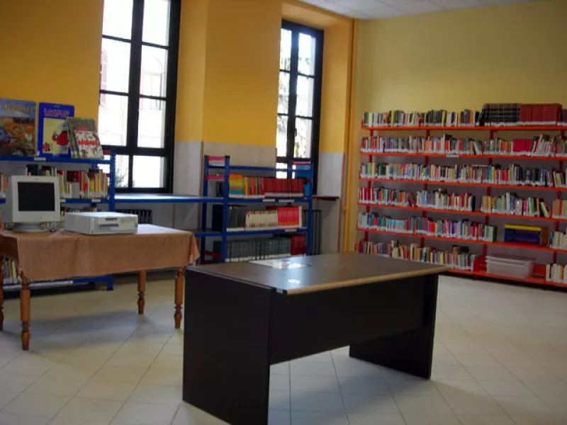 La sala giovani nei nuovi locali della Biblioteca comunale