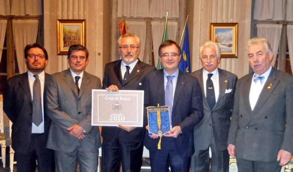 Il Governatore di Distretto del Lions Club ricevuto in municipio dal vice-sindaco, Marco Gallo