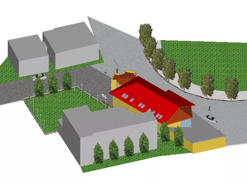 Il progetto di ristrutturazione della sede della Cri in corso Romita