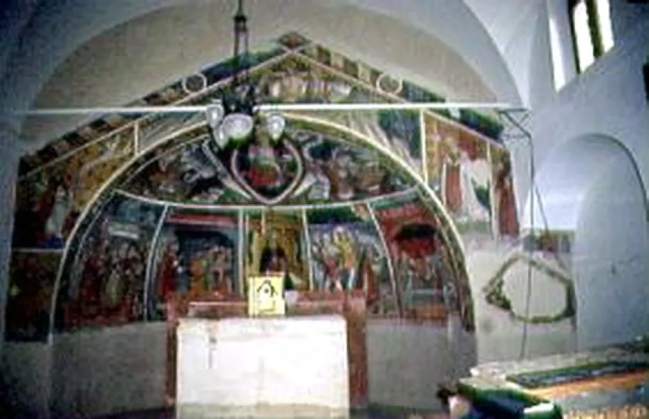 Gli affreschi dei Biazaci all'interno della cappella di Santo Stefano