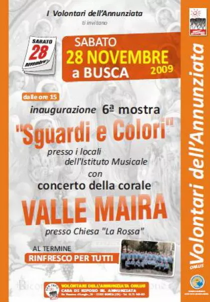 La locandina che invita al concerto di inaugurazione