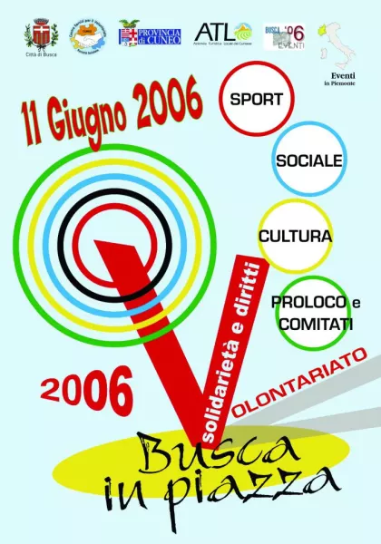 Il manifesto di Busca in Piazza 2006