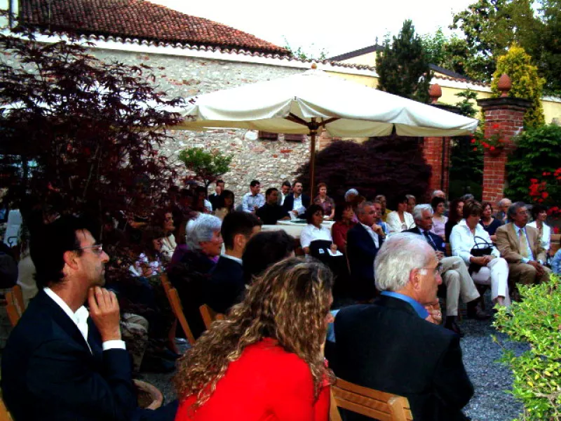 Il pubblico al Concerto in cortile, sabato scorso