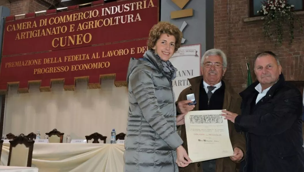 Aldo Pellegrino con gli assessori Carla Eandi e Gian Franco Ferrero