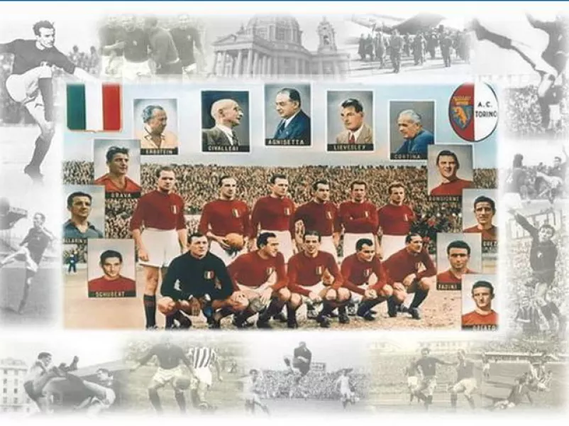 Il Grande Torino sulla home page del sito omonimo