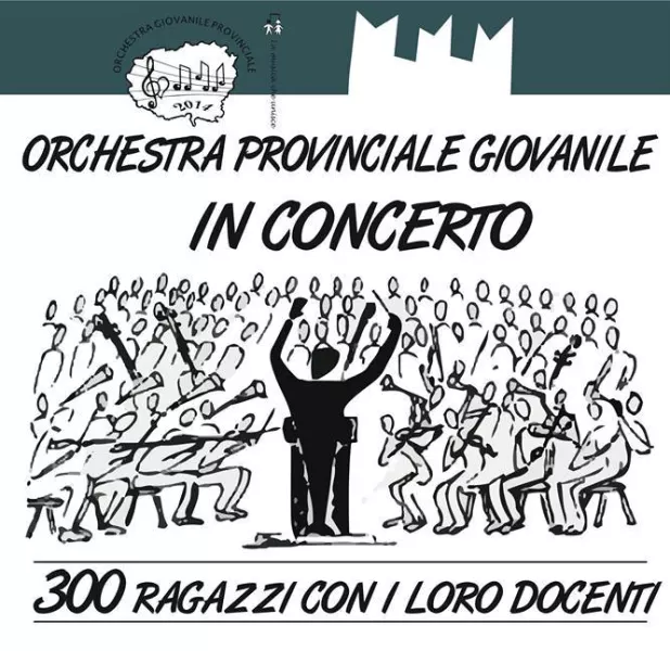 La locandina dell'Orchestra Giovanile Provinciale