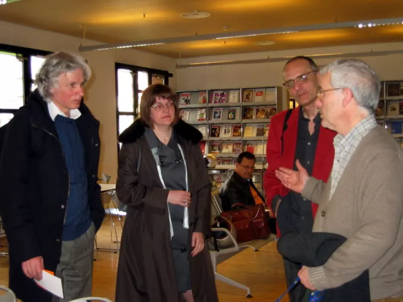 Incontro nella biblioteca Tiraboschi