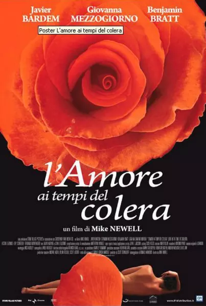 L'amore ai tempi del colera, film tratto dal romanzo di Marquez, Ã¨ in programma giovedi 15 e venerdi 16 maggio