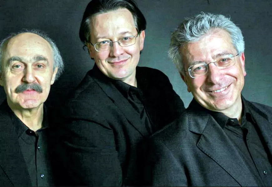 Rino Vernizzi (fagotto), Giuseppe Nova (flauto) e Giorgio Costa (pianoforte)