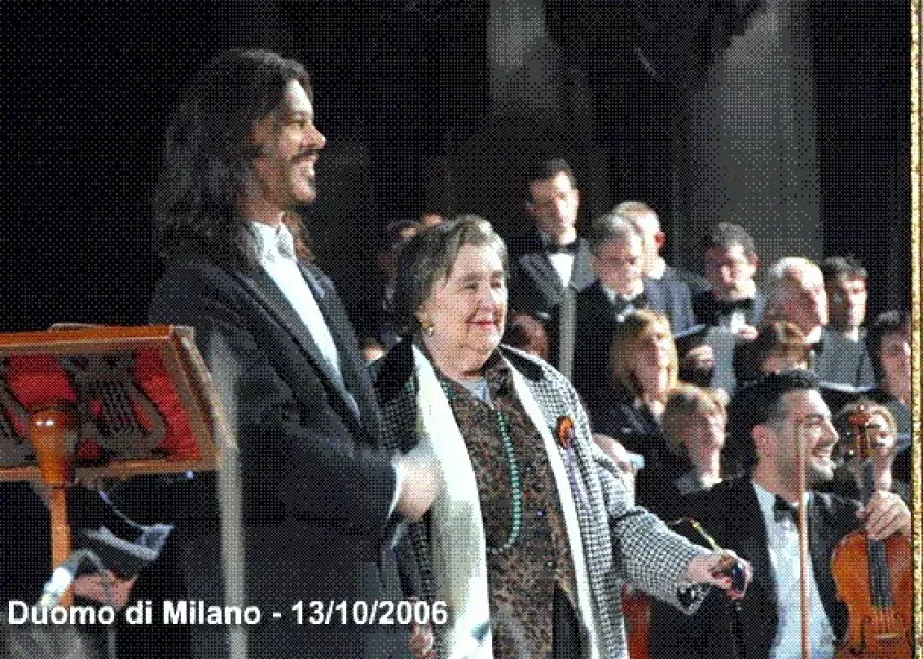 Giovanni Nuti e Alda Merini 