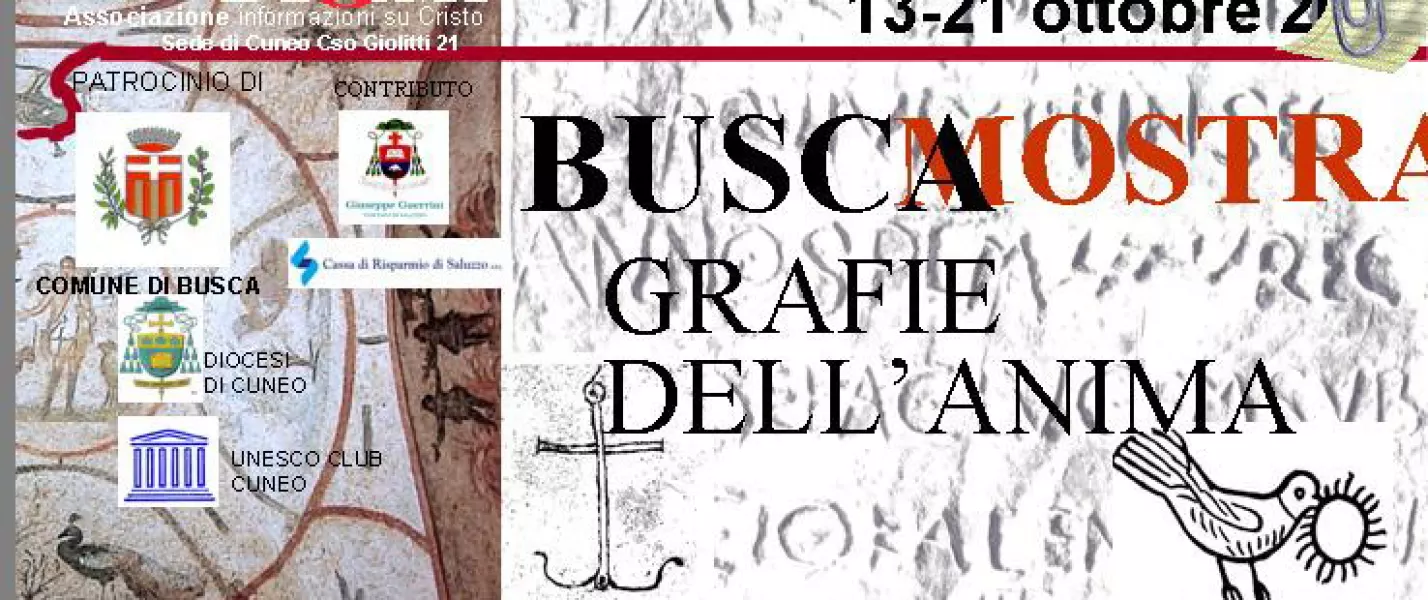 La mostra Grafie dell'anima a Busca dal 13 al 21 ottobre