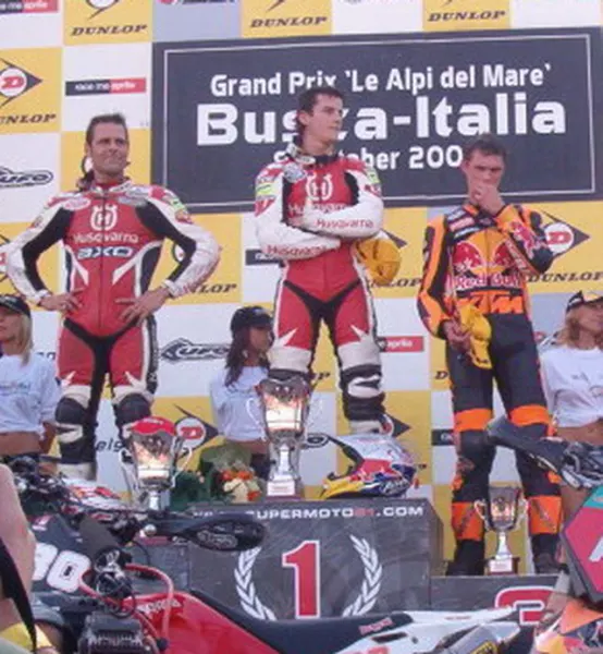 Il podio S1 del Gran Premio Alpi del Mare 2006